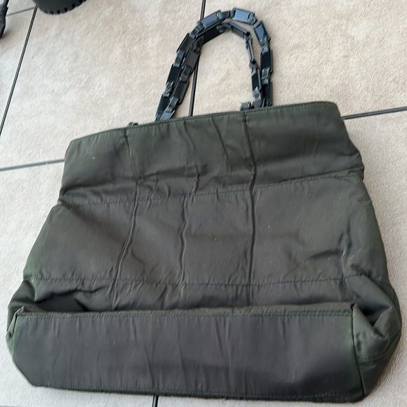 PRADA ITALY LADIES BLACK NYLON BAG-VINTAGE - Picture 11 of 16